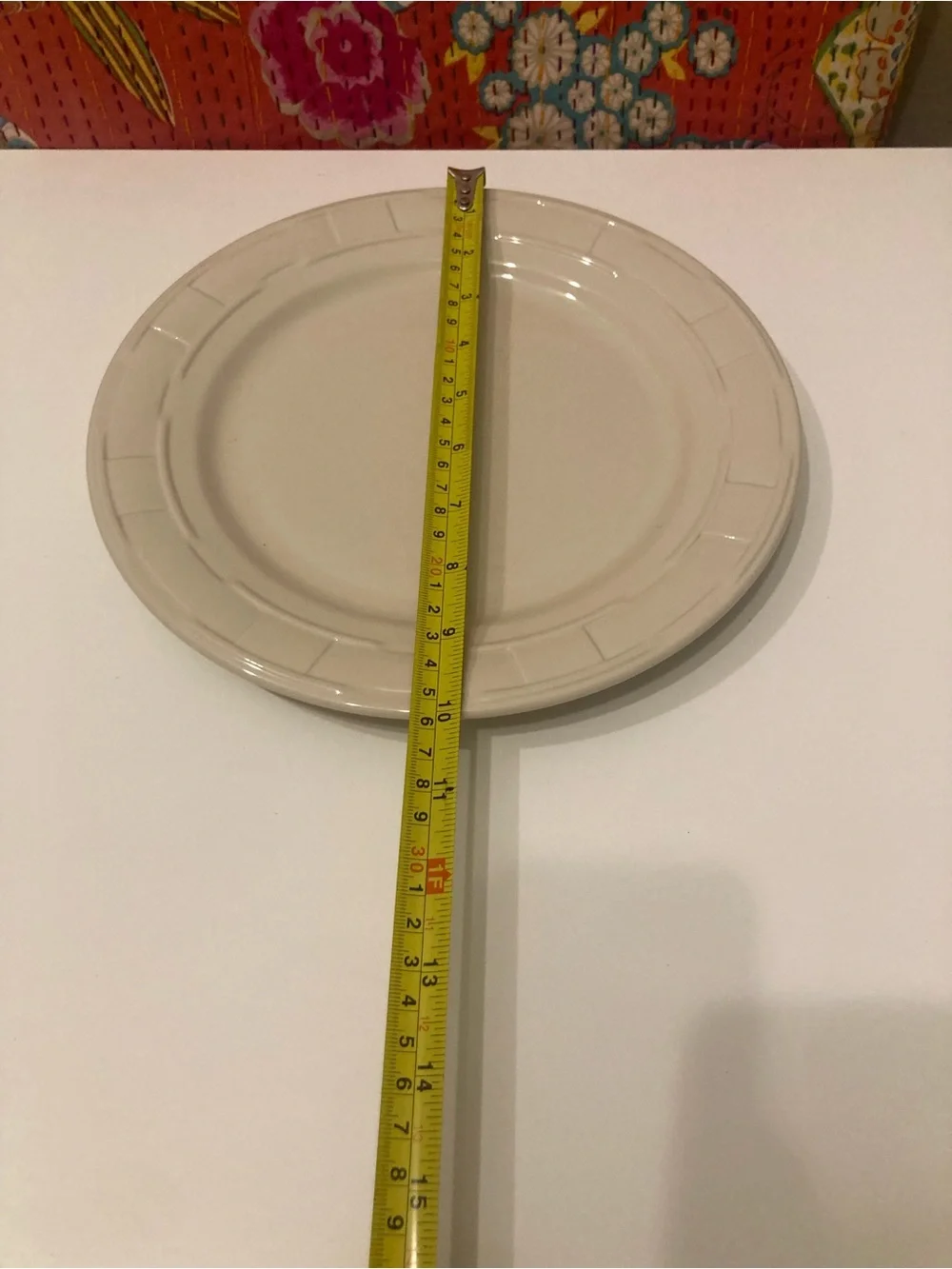 Longaberger Woven Traditions 10” Dinner Plates